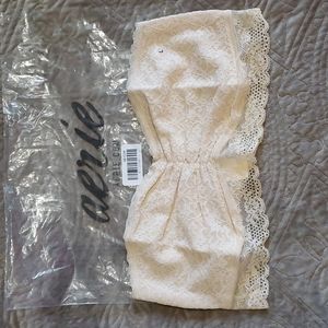 NWT AERIE LACE BANDEAU SIZE LARGE